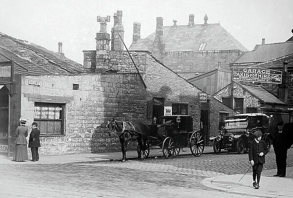Red Lion Street, Burnley, Lancashire, early 1900s