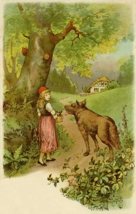 Framed Print : Red Riding Hood Framed Print : Red Riding Hood
