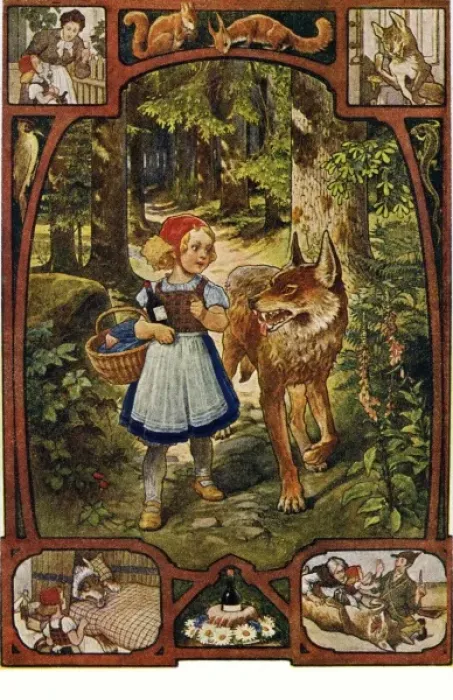 Framed Print : Red Riding Hood Framed Print : Red Riding Hood
