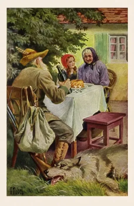 Framed Print : Red Riding Hood Framed Print : Red Riding Hood