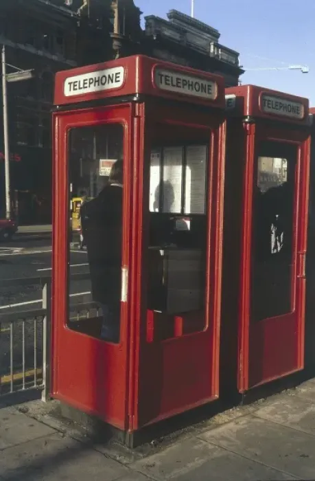 Framed Print : Red Telephone Boxes Framed Print : Red Telephone Boxes