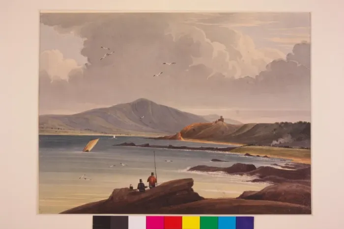 Framed Print : Redbay Castle, near Cushendall Framed Print : Redbay Castle, near Cushendall