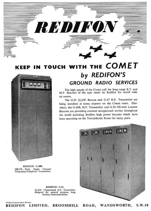 Framed Print : Redifon Airport Radio Equipment - G91 Beacon