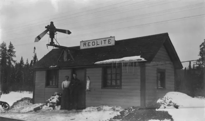 Framed Print : Redlite station, near White River in Canada Framed Print : Redlite station, near White River in Canada