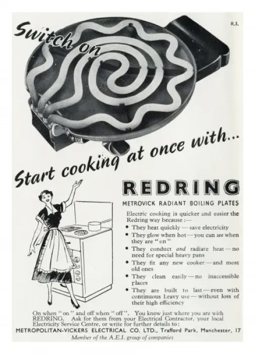 Framed Print : Redring advertisement, c. 1955 Framed Print : Redring advertisement, c. 1955