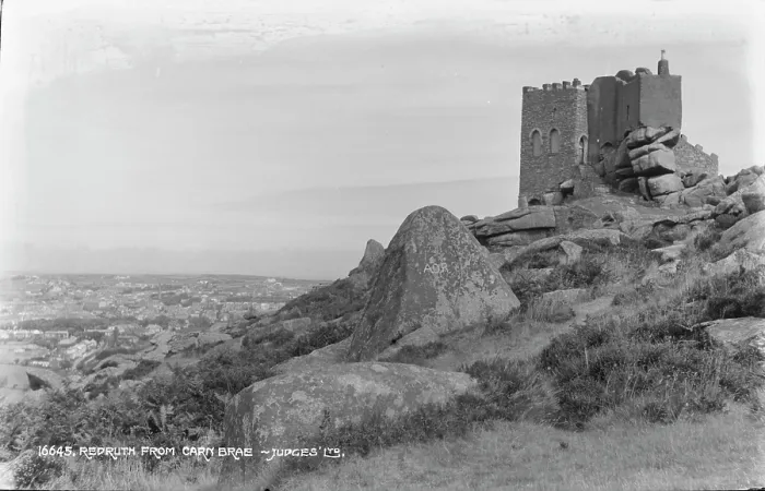 Framed Print : Redruth from Carn Brae Framed Print : Redruth from Carn Brae