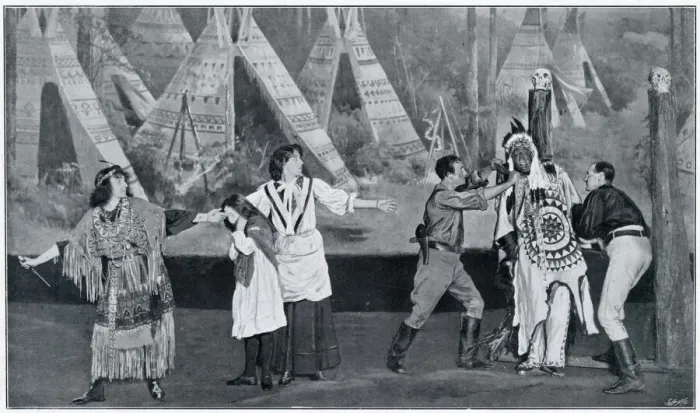 Framed Print : The Redskins at the London Hippodrome Framed Print : The Redskins at the London Hippodrome