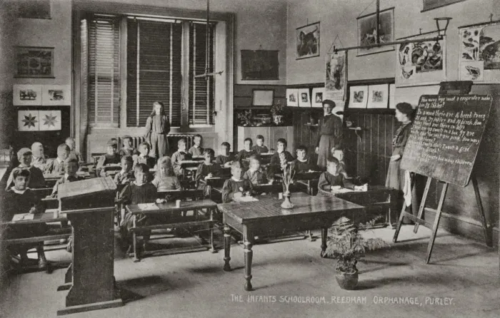 Framed Print : The Reedham Orphanage, Purley, Surrey - Classroom Framed Print : The Reedham Orphanage, Purley, Surrey - Classroom