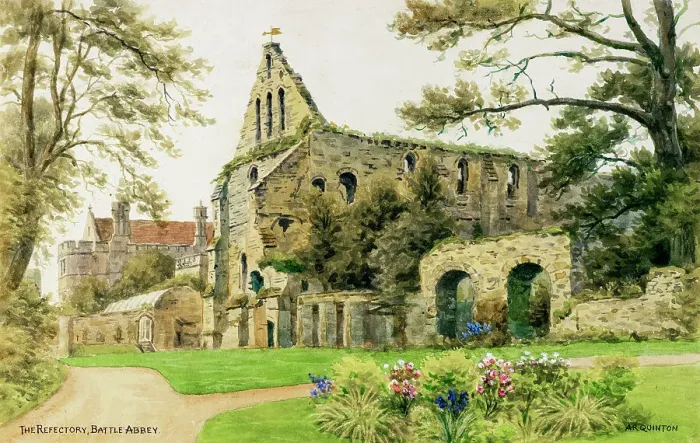Framed Print : The Refectory, Battle Abbey, Battle, East Sussex Framed Print : The Refectory, Battle Abbey, Battle, East Sussex