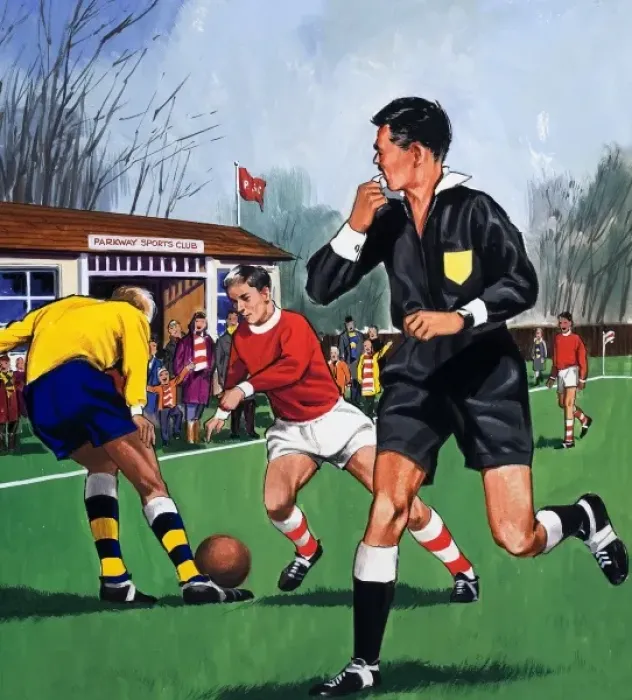 Framed Print : The Referee Framed Print : The Referee