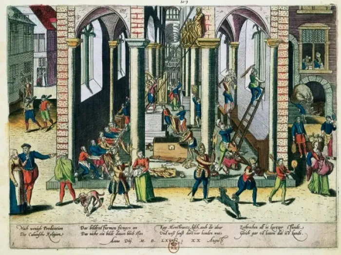Framed Print : Reforma protestante (1566) Framed Print : Reforma protestante (1566)