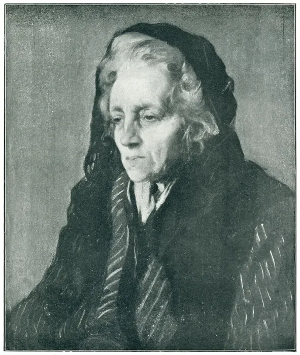 Framed Print : A Refugee. A portrait painting of an older woman who is a refugee Framed Print : A Refugee. A portrait painting of an older woman who is a refugee