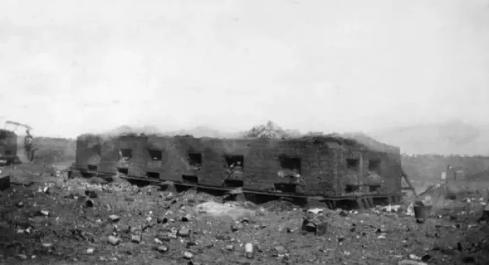 Framed Print : Refuse left by departing troops, Maktau Camp, Kenya, WW1 Framed Print : Refuse left by departing troops, Maktau Camp, Kenya, WW1