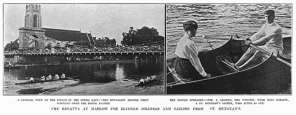Regatta at Marlow for Blinded Soldiers & Sailors, WW1