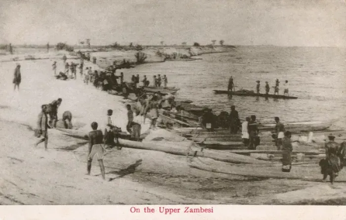 Framed Print : Regatta, Zambezi River, Northern Rhodesia, Southern Africa Framed Print : Regatta, Zambezi River, Northern Rhodesia, Southern Africa