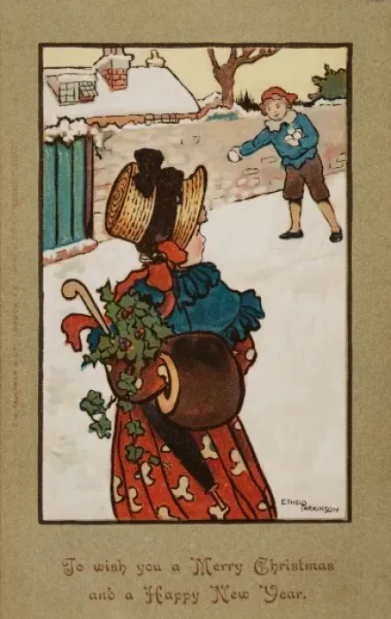 Framed Print : A Regency Christmas by Ethel Parkinson Framed Print : A Regency Christmas by Ethel Parkinson