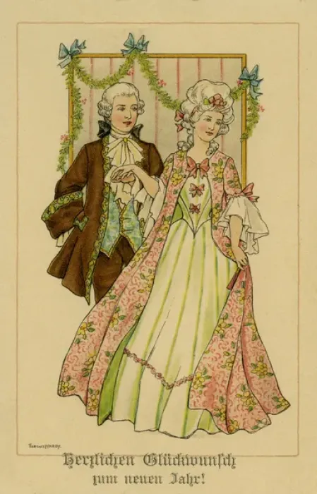 Framed Print : Regency couple Framed Print : Regency couple