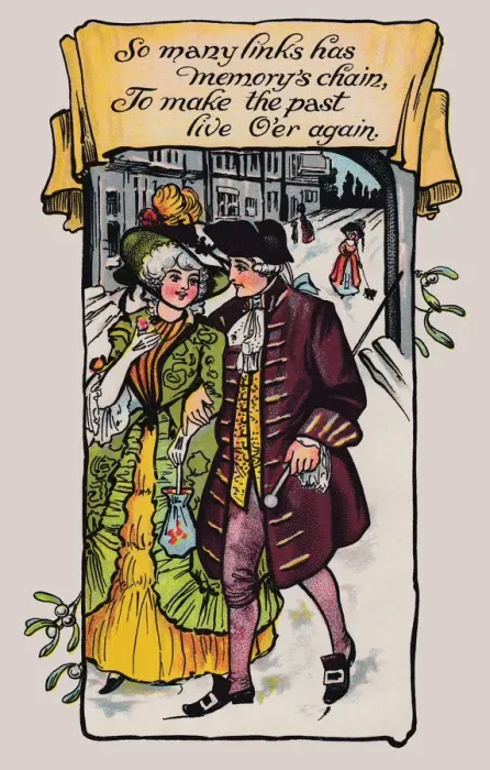 Framed Print : Regency couple Framed Print : Regency couple
