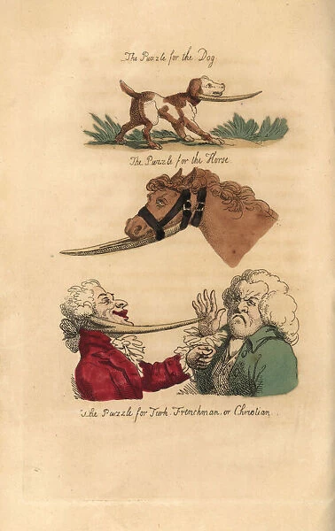 Regency designs for wooden chin pieces for falling animals