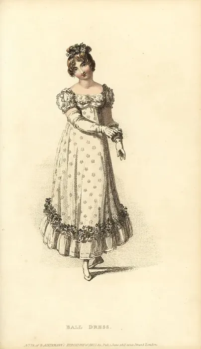 Framed Print : Regency woman dancing at a ball, 1815 Framed Print : Regency woman dancing at a ball, 1815