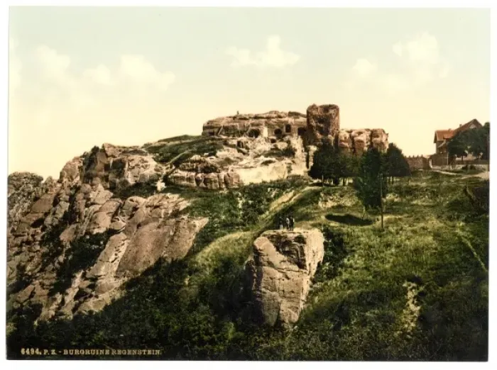 Framed Print : Regenstein Castle near Blankenburg (Ruins), Hartz, Germany Framed Print : Regenstein Castle near Blankenburg (Ruins), Hartz, Germany