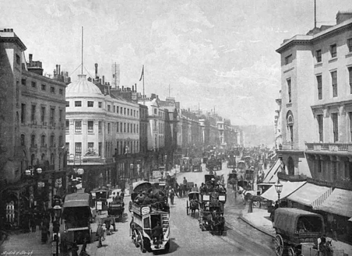 Framed Print : Regent Street 1895 Framed Print : Regent Street 1895