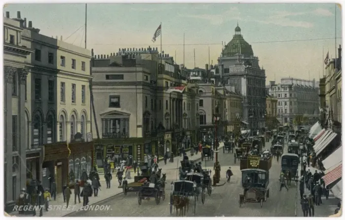 Framed Print : Regent Street in 1907 Framed Print : Regent Street in 1907