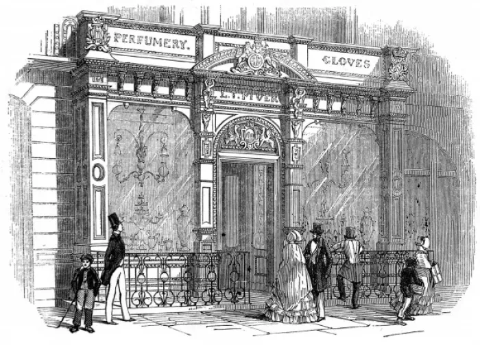 Framed Print : Regent Street Shop Front, London, 1846 Framed Print : Regent Street Shop Front, London, 1846