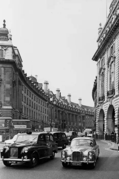 Framed Print : Regent Street Traffic Framed Print : Regent Street Traffic