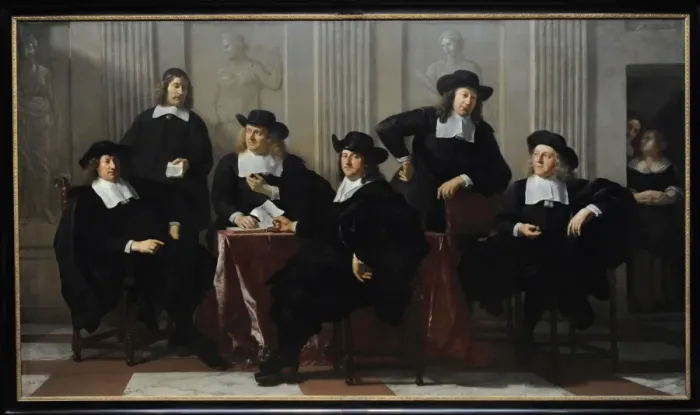Framed Print : The Regents of the Spinhuis and Nieuwe Werkhuis, Amsterdam
