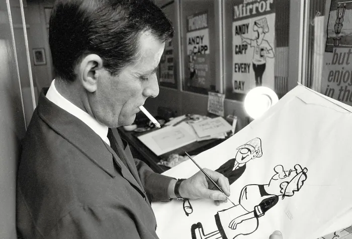 Framed Print : Reggie Smythe, cartoonist, (1917-1998) Framed Print : Reggie Smythe, cartoonist, (1917-1998)