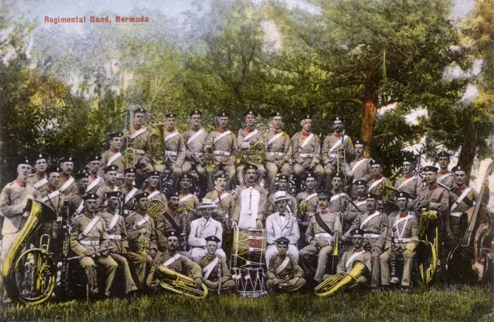 Framed Print : Regimental Band - Bermuda Framed Print : Regimental Band - Bermuda
