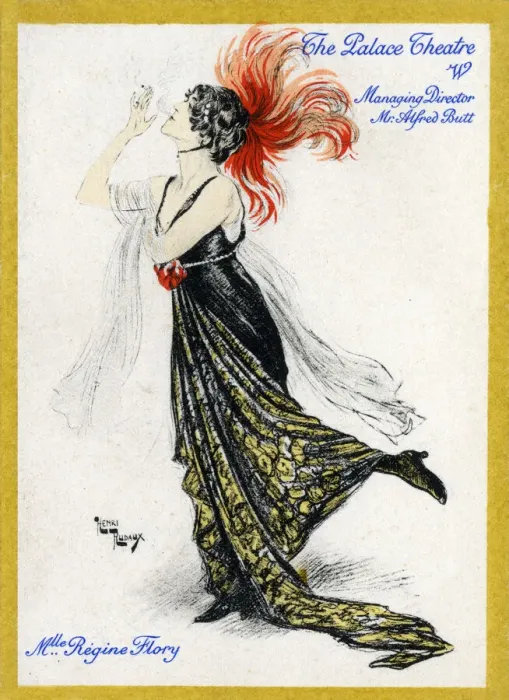 Framed Print : Regine Flory, French dancer, as Babette in Paris Frissons, a musical comedy by L E Berman Framed Print : Regine Flory, French dancer, as Babette in Paris Frissons, a musical comedy by L E Berman