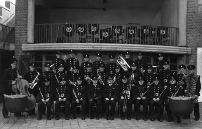 Framed Print : Regional HQ band at LFB Headquarters, Lambeth Framed Print : Regional HQ band at LFB Headquarters, Lambeth