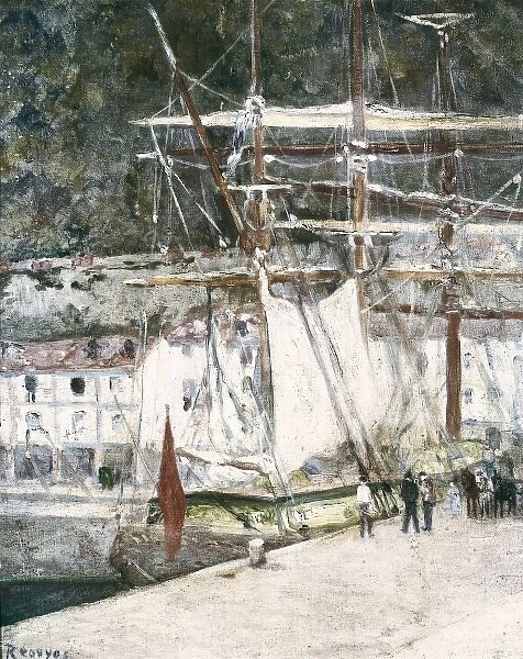 REGOYOS, Dar�de (1875-1913). Port of San Sebastiᮮ