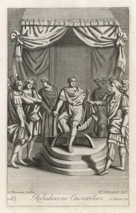 Framed Print : Rehoboam Takes Bad Avice Framed Print : Rehoboam Takes Bad Avice