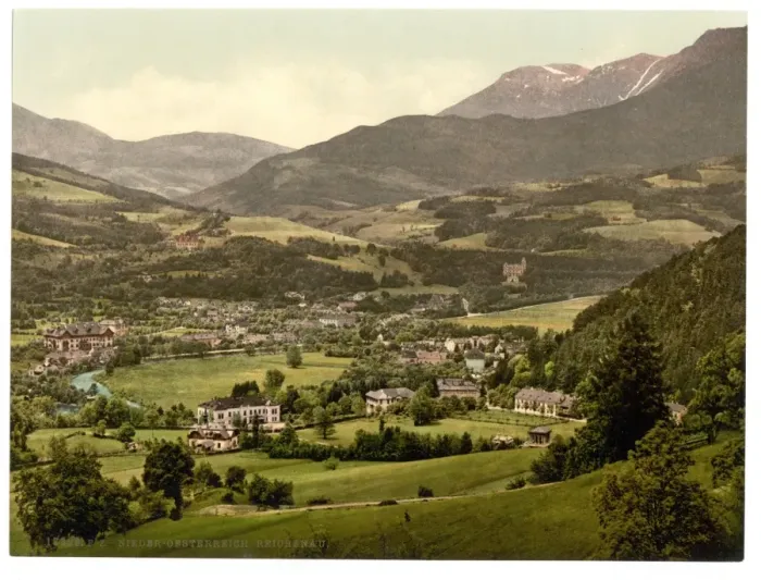 Framed Print : Reichenau, general view, Lower Austria, Austro-Hungary Framed Print : Reichenau, general view, Lower Austria, Austro-Hungary