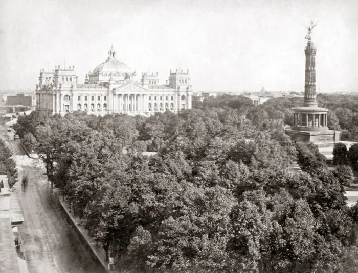 Framed Print : Reichstag, Berlin, Germany, circa 1890. Date: circa 1890 Framed Print : Reichstag, Berlin, Germany, circa 1890. Date: circa 1890