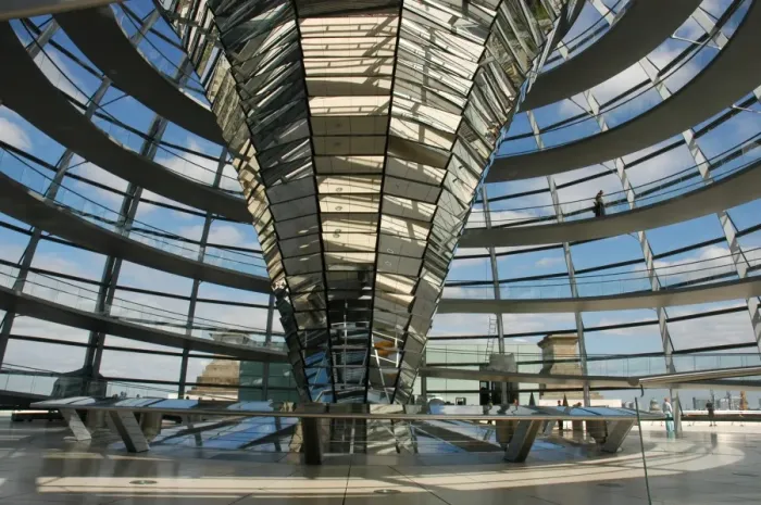 Framed Print : Reichstags Dome by Norman Foster (b. 1935). Berlin. Germany Framed Print : Reichstags Dome by Norman Foster (b. 1935). Berlin. Germany