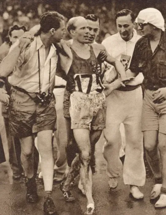 Framed Print : Reiff, winner of the 5, 000 metres, 1948 London Olympics Framed Print : Reiff, winner of the 5, 000 metres, 1948 London Olympics