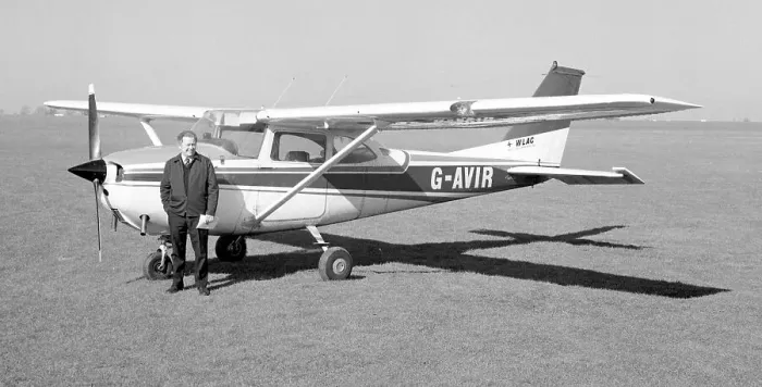 Framed Print : Reims-Cessna F172H G-AVIR Framed Print : Reims-Cessna F172H G-AVIR