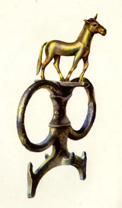 Framed Print : Rein-ring and Mascot from Queen Shub-ads Chariot, Ur Framed Print : Rein-ring and Mascot from Queen Shub-ads Chariot, Ur