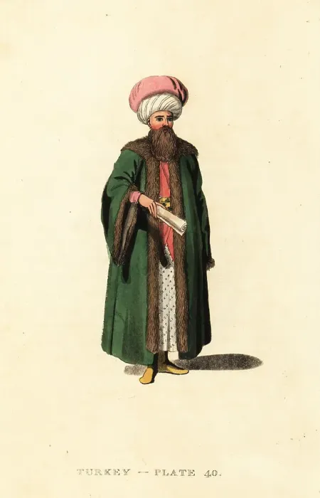 Framed Print : Reis Effendi, head clerk to the Ottoman Empire Framed Print : Reis Effendi, head clerk to the Ottoman Empire