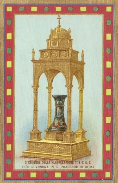 Framed Print : Relic of Jesus Flagellation Pillar - Rome Framed Print : Relic of Jesus Flagellation Pillar - Rome