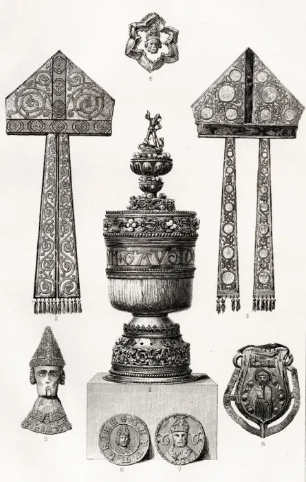 Framed Print : Relics associated with Thomas a Becket