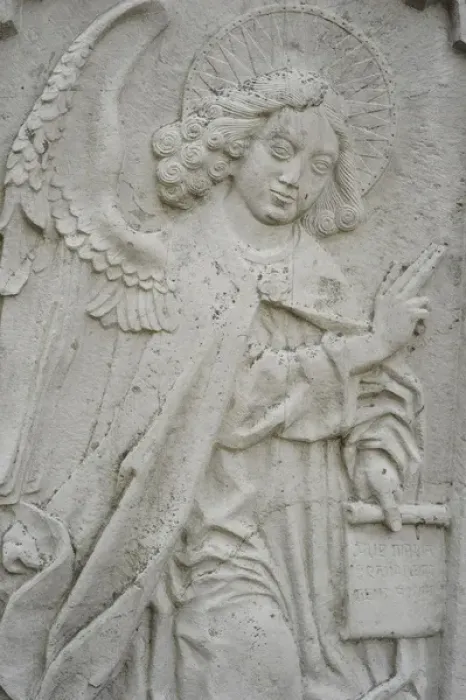 Framed Print : Relief depicting an angel Framed Print : Relief depicting an angel