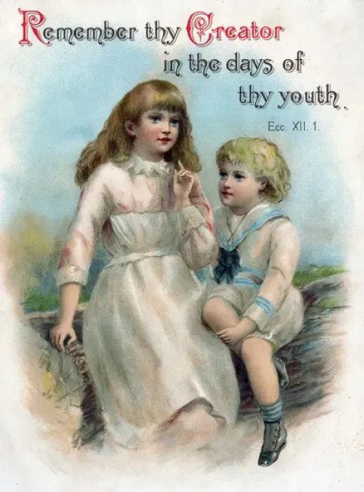 Framed Print : Religious illustration, Remember thy Creator Framed Print : Religious illustration, Remember thy Creator