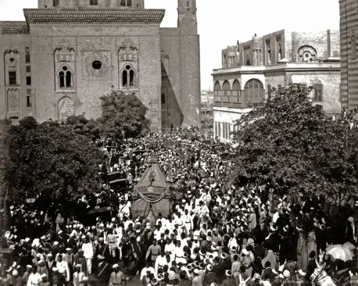 Framed Print : Religious procession, Cairo, circa 1890 Framed Print : Religious procession, Cairo, circa 1890