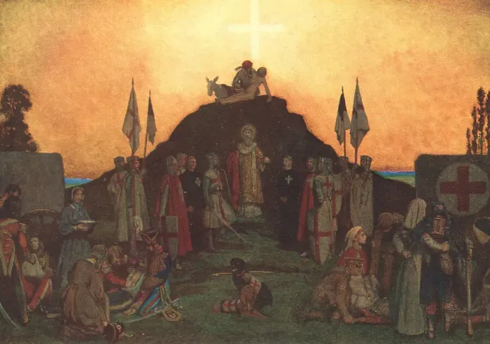 Framed Print : Religious Scene Framed Print : Religious Scene
