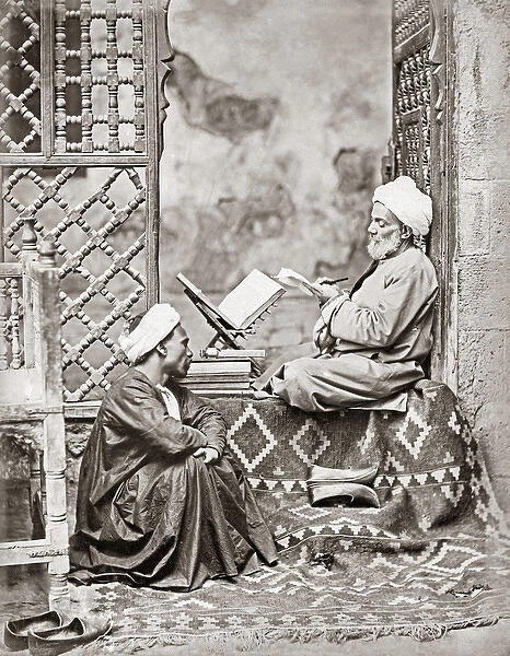 Religious teacher, Egypt, circa 1880s